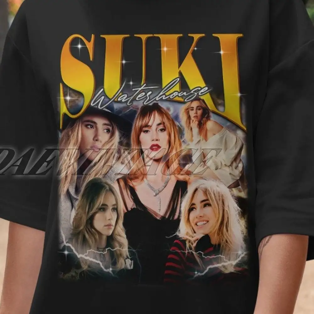 Limited Suki Waterhouse Vintage T-Shirt Suki Waterhouse Fan Tees Suki Waterhouse Homage Tshirt Suki Waterhouse Merch Suki Waterh