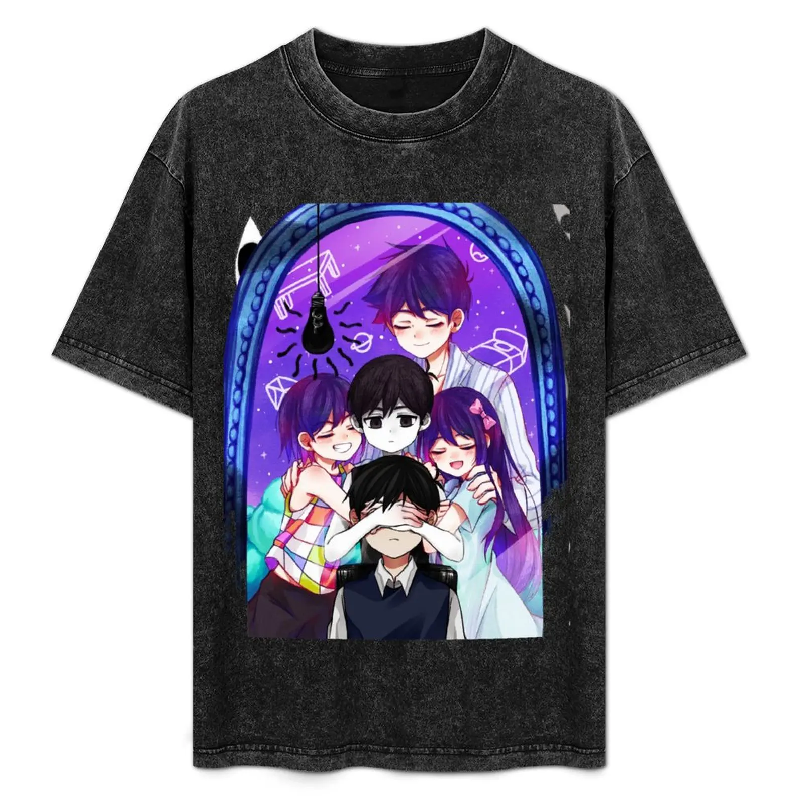 

Omori Aubrey Tshirt - Omori Game Clothing - Omori Sticker T-Shirt anime t shirts oversize cotton tshirt 100% T-Shirt