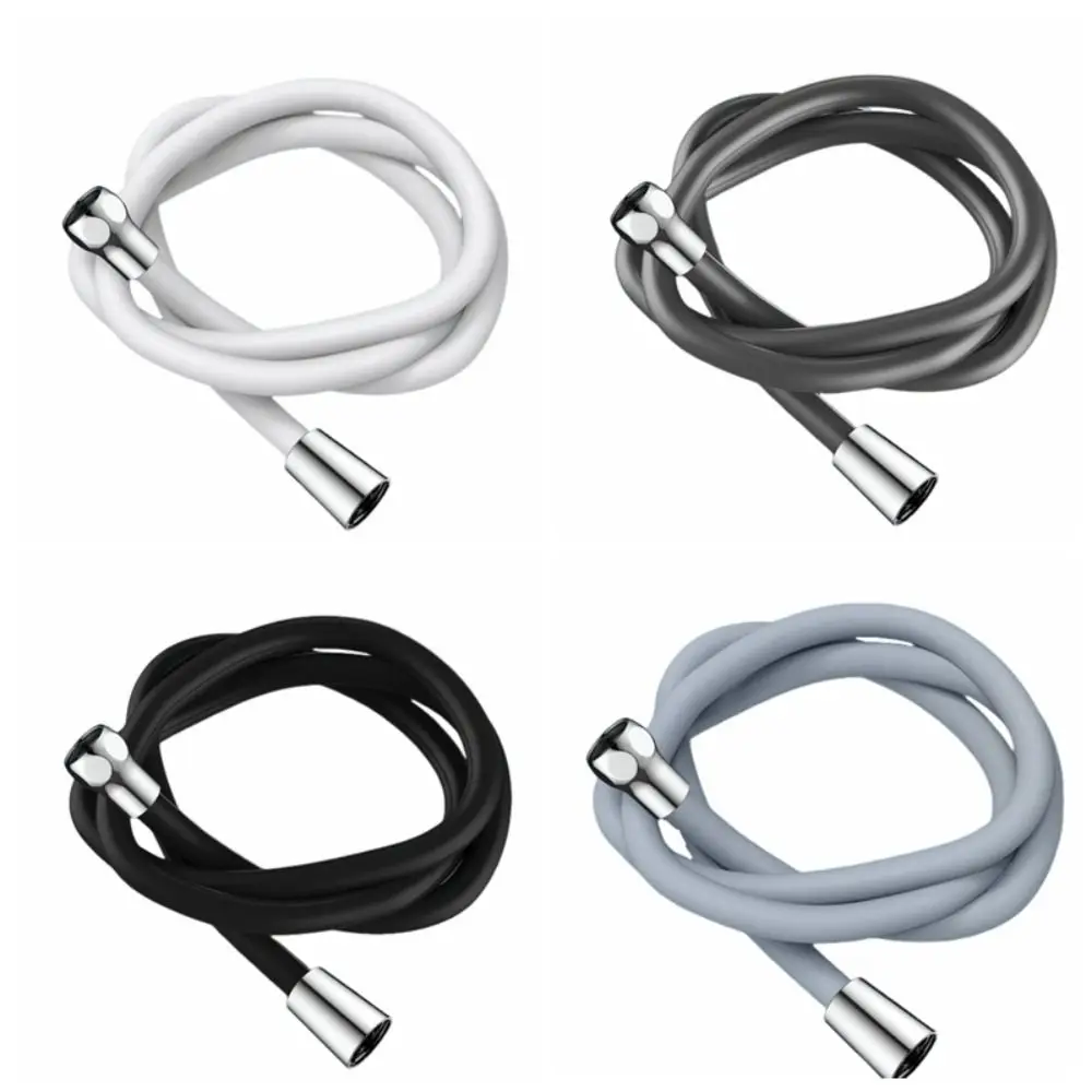 

Гибкий силиконовый душевой шланг 1,5/2 м, универсальный противовзрывной душ, трубка, нетоксичный смеситель с защитой от намотки, аксессуары для ванной комнаты