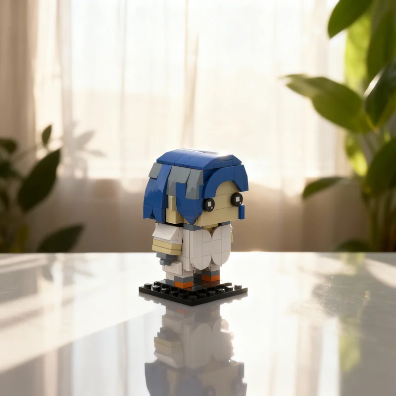 

174pcs MOC Brickheadz Shuji Model Building Blocks Architecture Toys Assemble DIY Creative Education Brick Christmas Gifts Idea