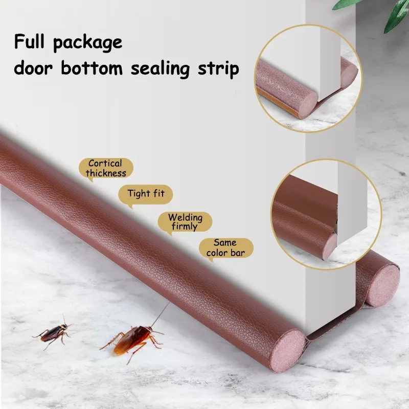 Picture 3: WeatherStrip Under Doors Weather stripping Door House Foam dryer Door Bottoom Draft Stopper Door Sweep Draft Blocker Insulator