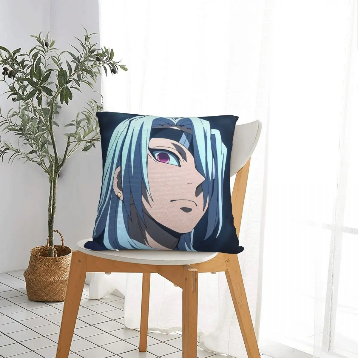 Sound Hashira Tengen Uzui Pillow Covers Home Anime Demon Slayer Cushion Cover Cool Decor Pillow Cover 40*40