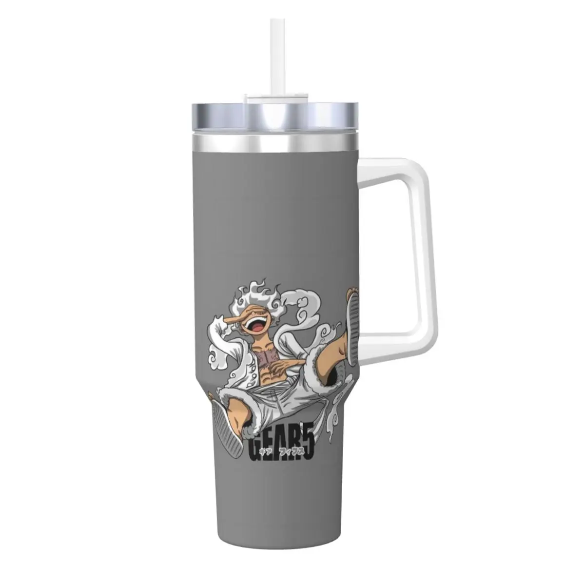 O-One Anime P-Piece Tumbler Hot Drinks Water Bottle Portable Stainless Steel Coffee Mug Custom DIY Travel Car Mugs