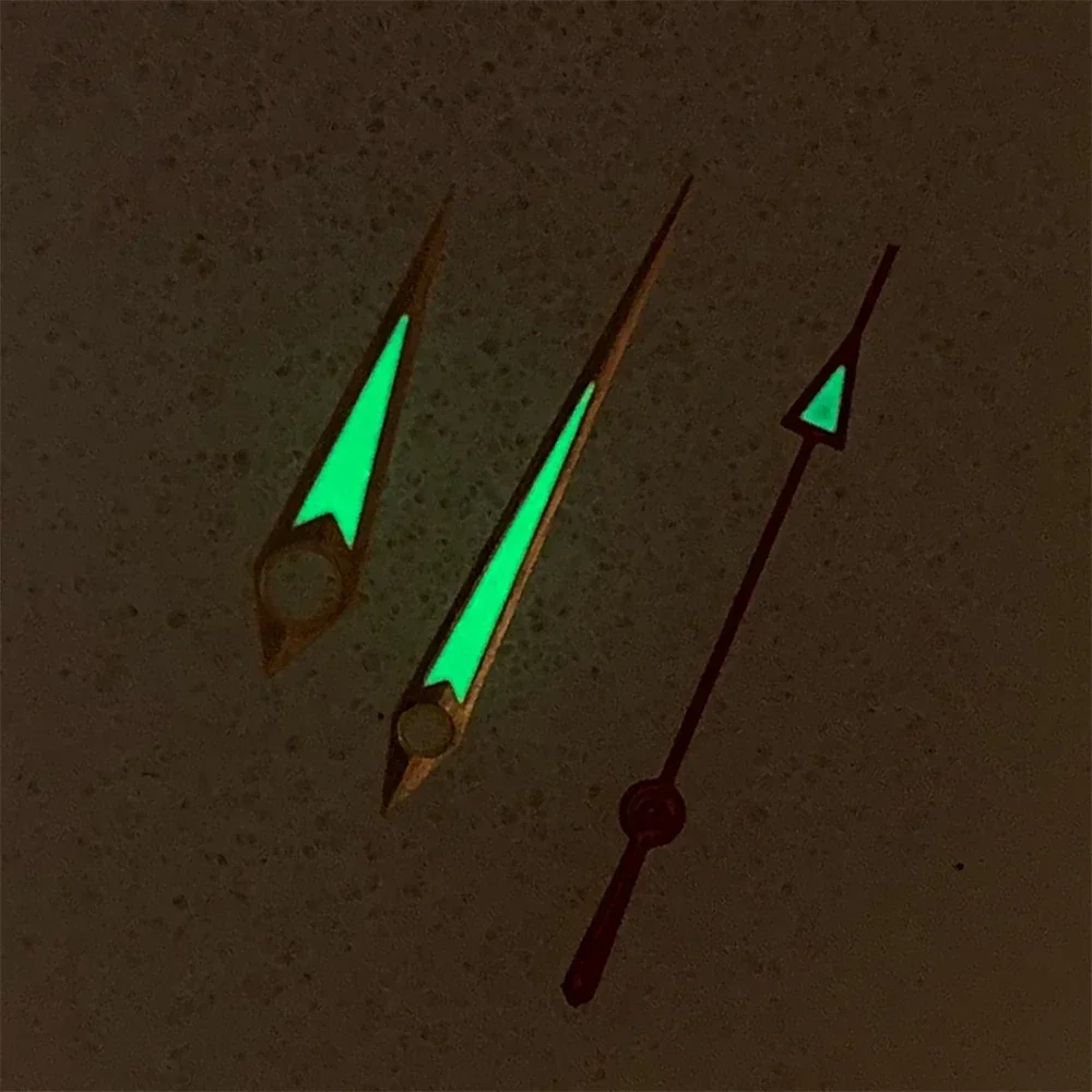 13*13*9 мм NH35 стрелки зеленые светящиеся стрелки часов серебро/золото синий/желтый/зеленый/красный указатели для NH35 NH36 4R 7S механизм новый DIY