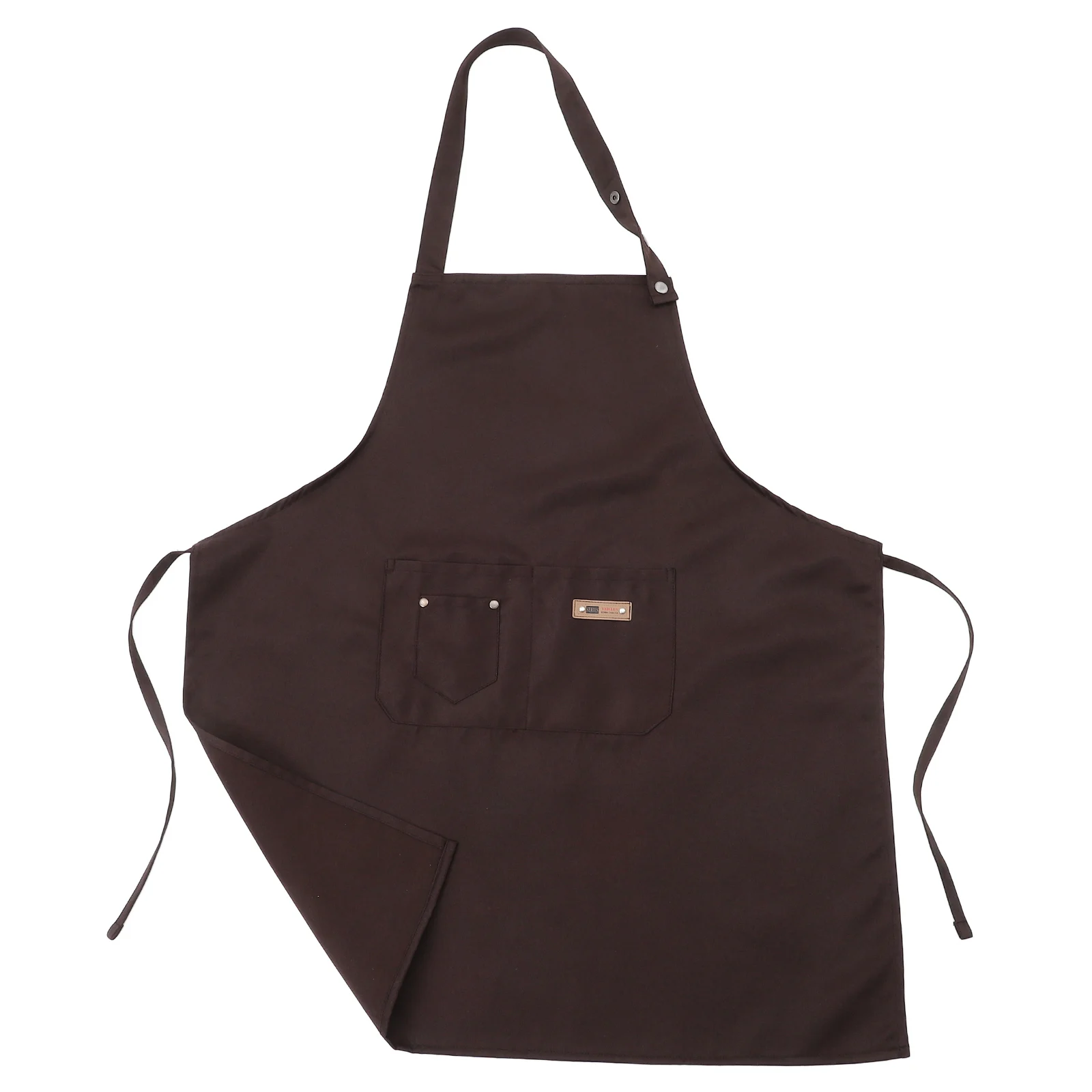 

Waterproof Oilproof Cooking Apron Premium Material Dustproof Easy Clean Creative Style Back Tie Adults Cloth Workspace Pocket