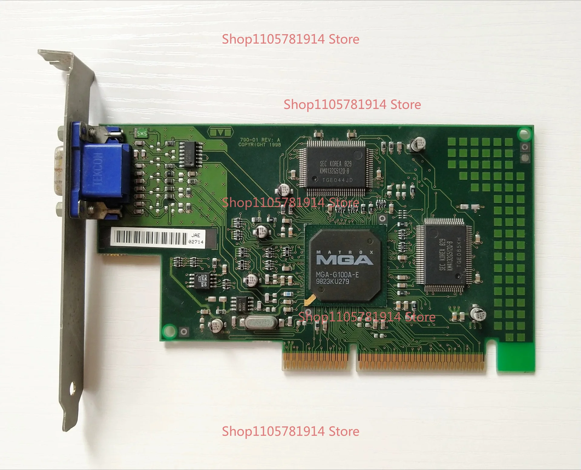 For MATROX 790-01 MGA-G100A-E AGP Graphics Card 4M Graphics Memory MGI G100A/4/HP Computer Graphics Card