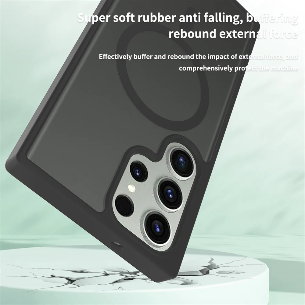 For Samsung Galaxy S25 Ultra Case PC + TPU Back Cover Galaxy S25 S24 Plus Phone Case For Samsung S24 FE 5G S25 Edge Luxury Cover - náhled 5