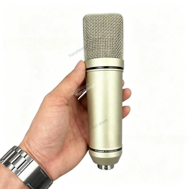 U87 Condenser Microphone Wired Microphone Professional Studio Recording Mic for Vocal Podcast Broadcasting
