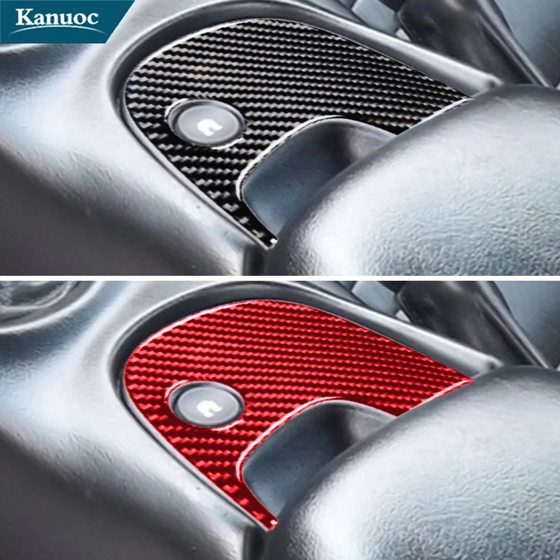 Carbon Fiber Stabilizer Button Panel Stickers For Chevrolet Corvette C5 1998- 2004 Car Interior Decorative Accessories