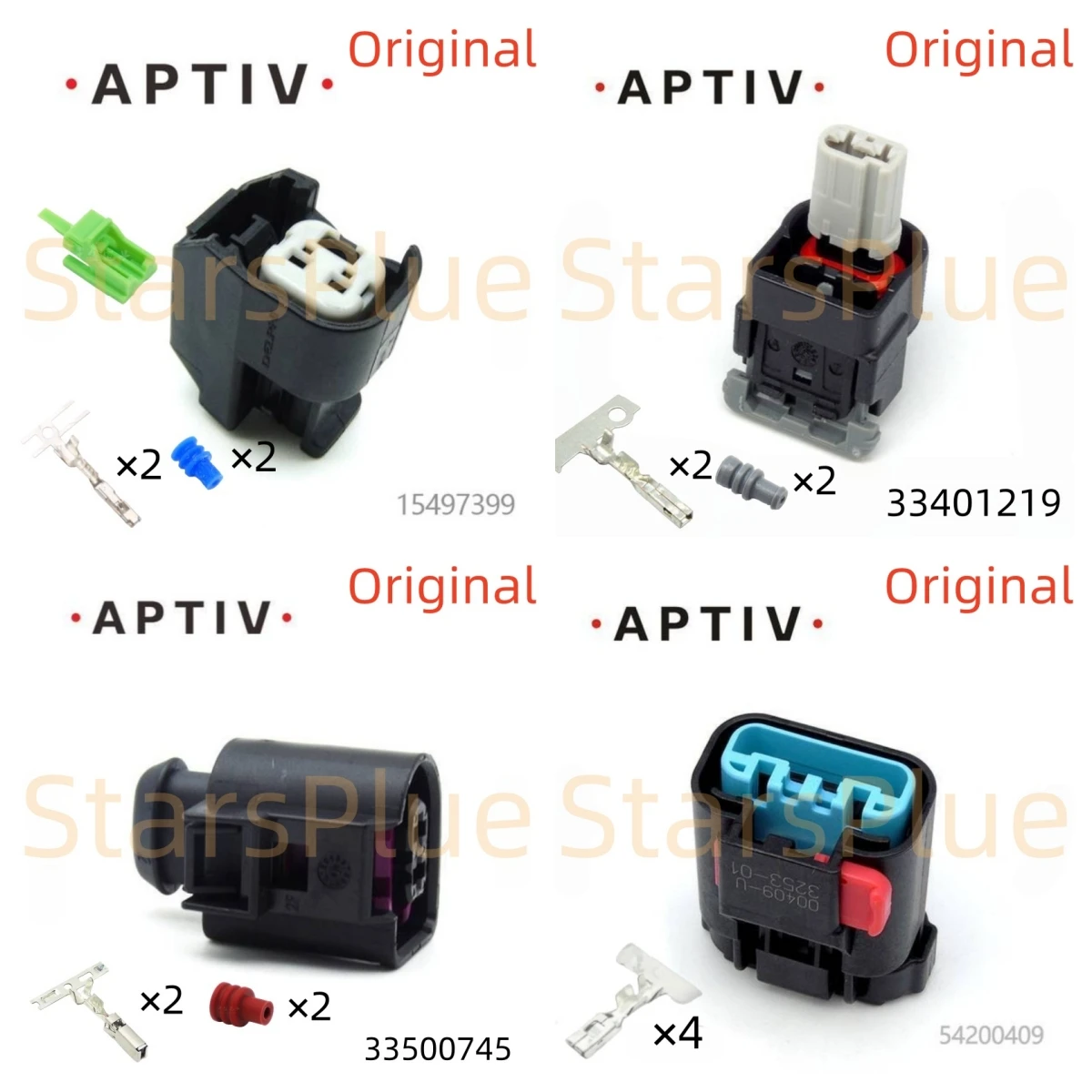 1 комплект автомобильных разъемов APTIV 15497399 33401219 33500745 54200409, 100% новый оригинал