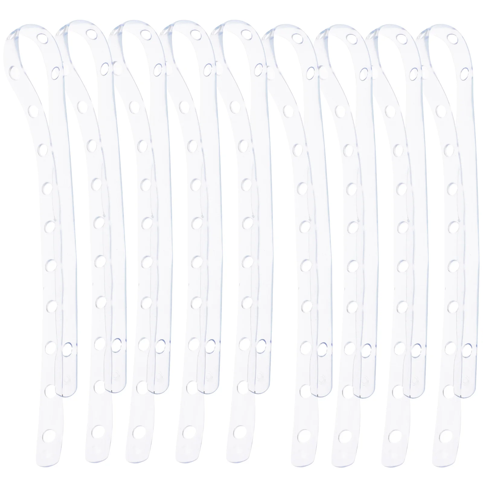 

20Pcs Clothes Hanger Connection Strips Non-Slip Plastic Hanger Extender Clips Closet Space Saver Organizer Plastic Strips