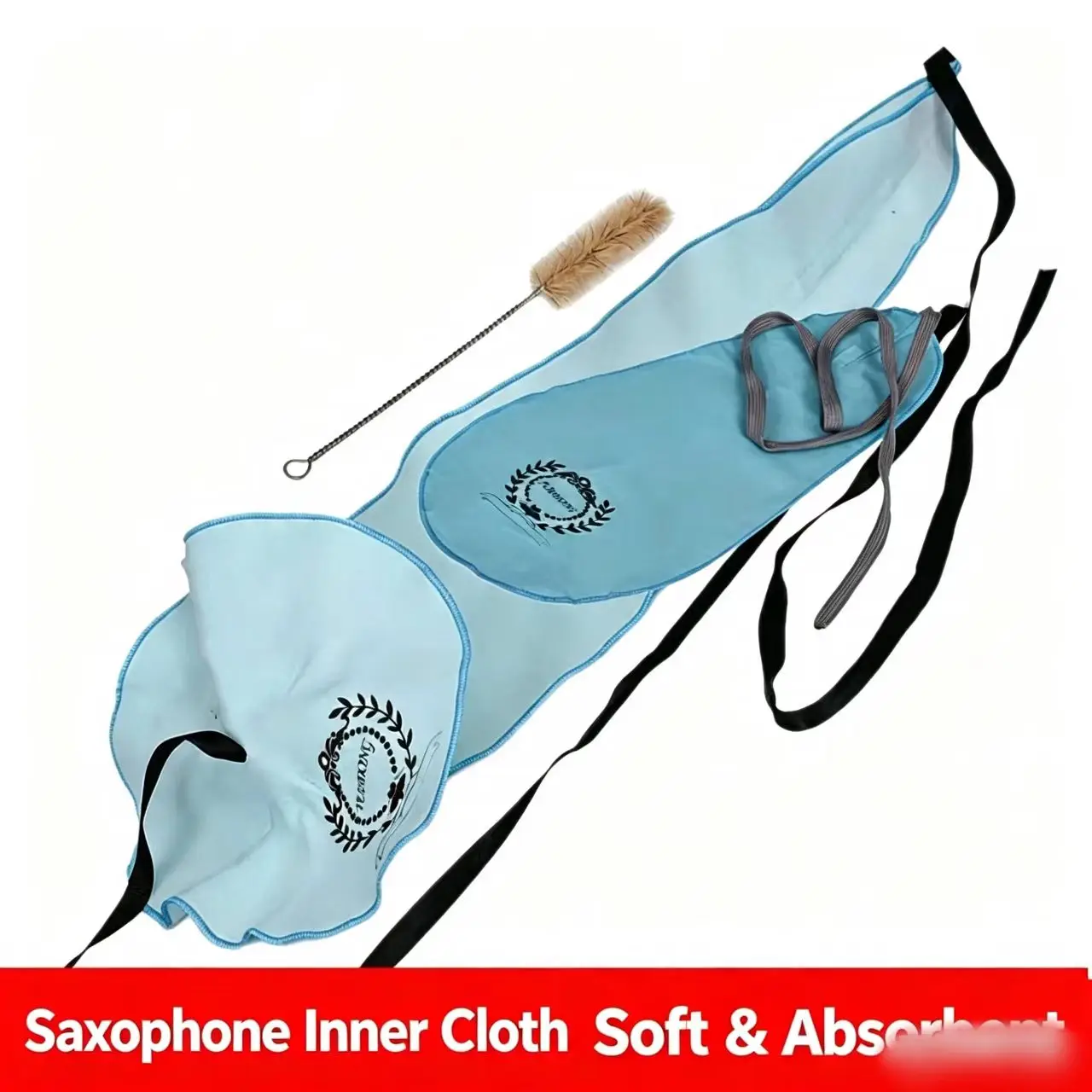 Saxophone bore cleaning cloth.Stereoscopic bore cloth.Cleaning and maintenance of brass instruments.ventilating tube cloth