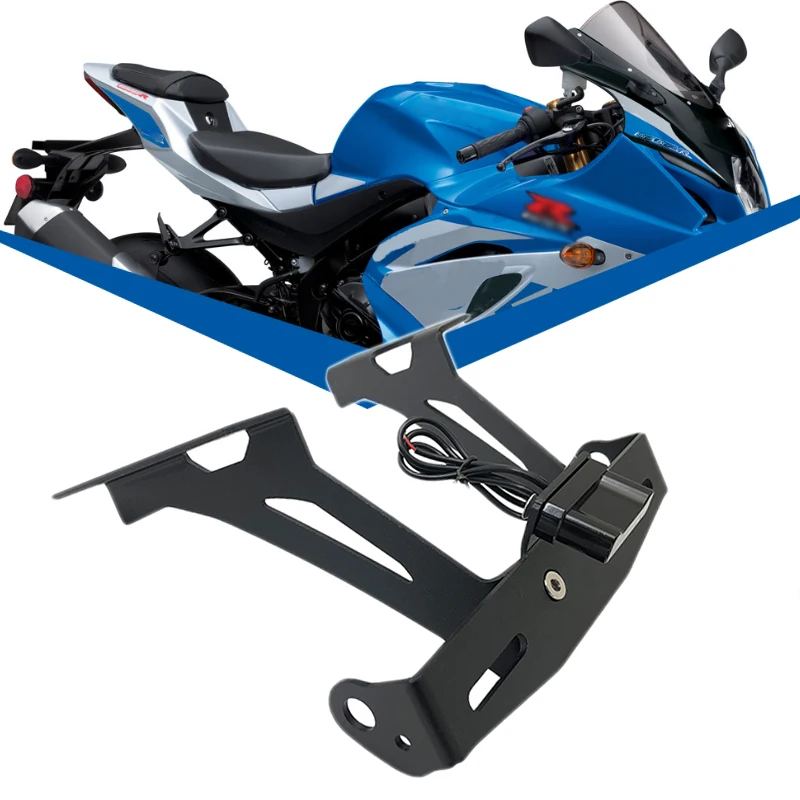 

GSXR1000 Rear Tail Tidy Fender Eliminator For Suzuki GSXR 1000 GSX-R1000 2017-2023 2020 2021 2022 License Plate Holder Bracket