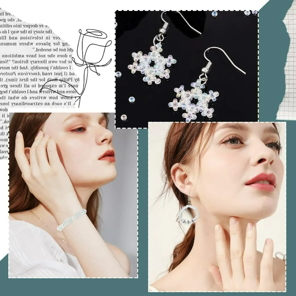 1박스 200G 6/0 유리 시드 비즈 4mm 시드 비즈 벌크 소형 미세 AB 컬러 투명 원형 포니 컬러풀 비즈 쥬얼리용