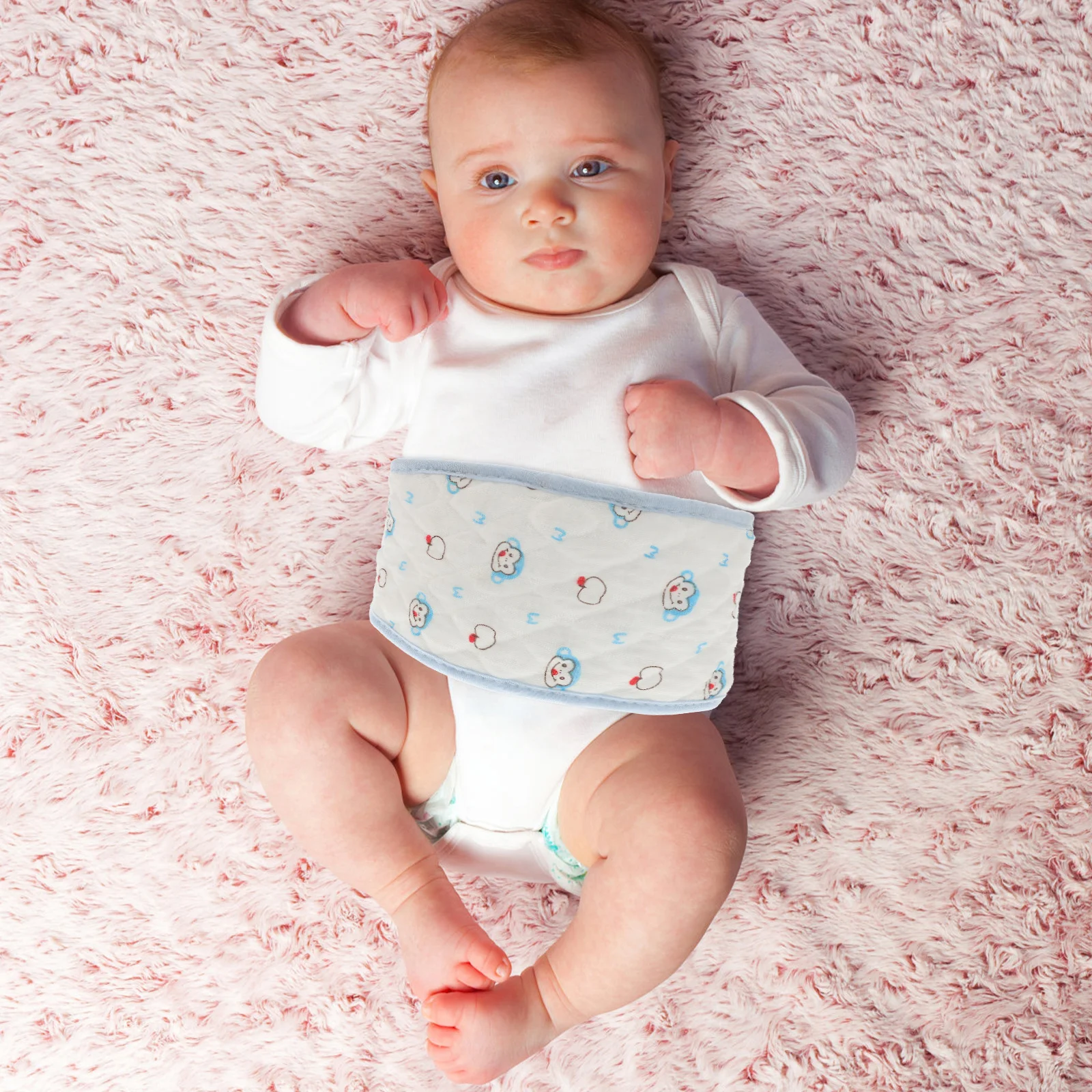 

3pcs Newborn Belly Bands Cotton Infant Bellyband Baby Navel Protection Abdominal Wrap For Toddler Comfortable Indoor Outdoor Use