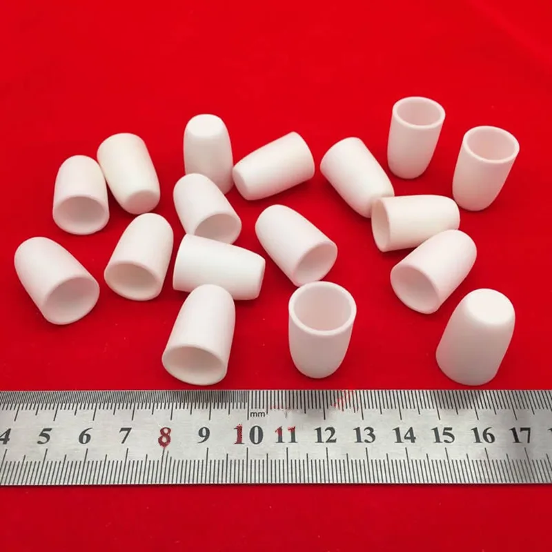 3ml 4ml 10ml 15ml 20ml Alumina Crucible 99% Pure Al2O3 Arc-shaped Alumina Ceramic Crucible Scientific Analysis Smelting Crucible