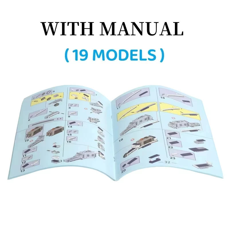 【 Complete Set 】 9686 Power Machinery Set 396PCS Including Motor and Gear High Cost Performance STEM Enlightenment Set