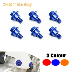 6PCS M6*12 Front Fork Guard Bolt Screw For Yamaha YZ65 YZ125 YZ250 YZ250F YZ450F YZ125X YZ250X YZ250FX YZ450FX WR250F WR450F