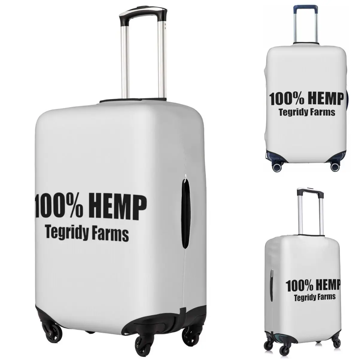 

100% Hemp, Tegridy Farms Suitcase Cover Protection Elastic Travel Luggage Protector Covers for 18-32 Inch