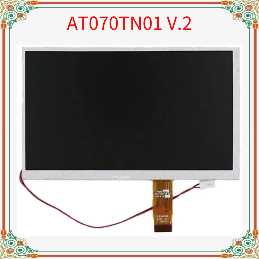 100% Original 7.0Inch 480 × 234 Resolution 350 Brightness Industrial Display AT070TN01 V.2 TFT Liquid Crystal Display LCD Screen