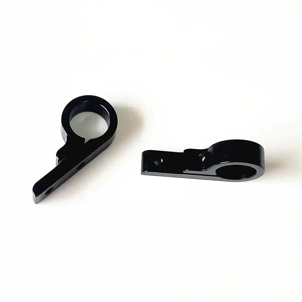 Type 9 10mm Fuselage Foot Bracket Connector Model Airplane Accessories Black, Remote Control Carbon Plate Connector