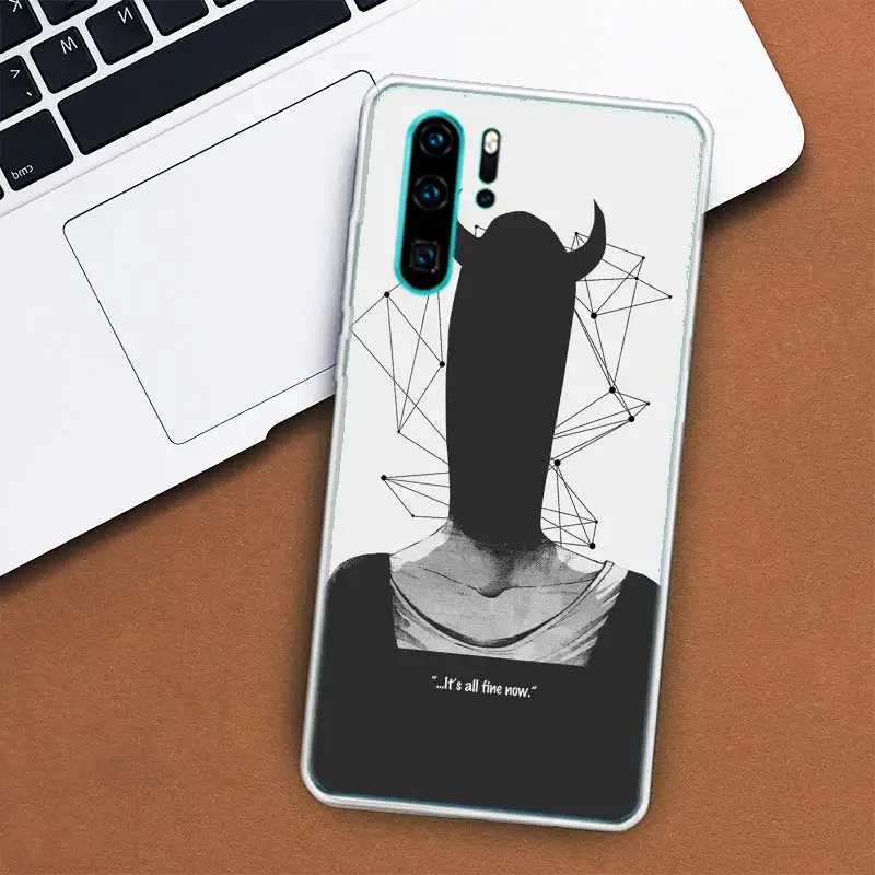 Oyasumi Punpun Phone Case For Huawei Mate 40 Pro 30 20 Lite 10 Huawei P30 Lite P50 Pro P40 P20 P10 Cover Coque