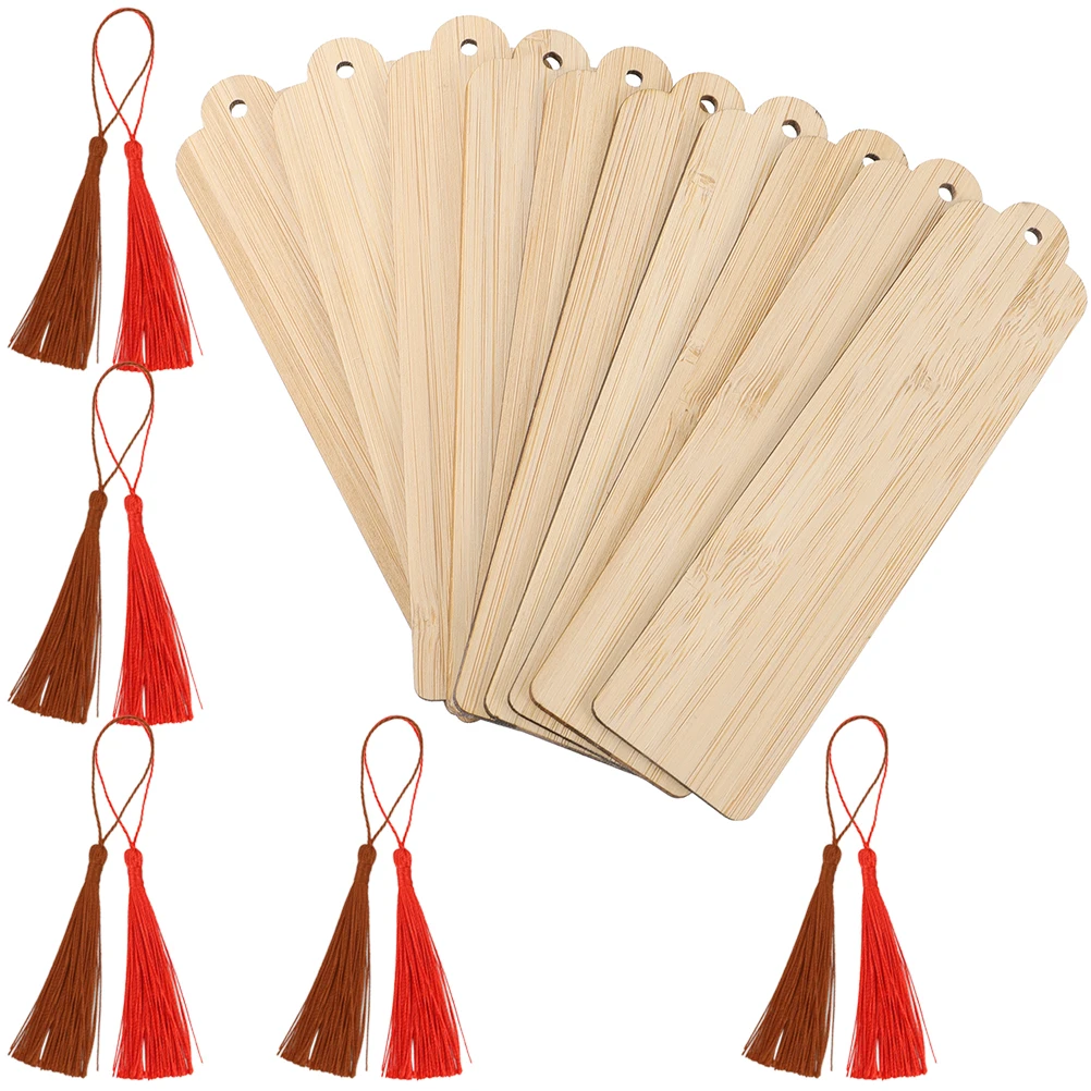 ชุดงานฝีมือไม้ไผ่ตกแต่งพู่ห้อย งานประณีต ทนทาน แข็งแรง เหมาะสำหรับงาน DIY ของตกแต่ง ของขวัญวันครบรอบ ที่คั่นหนังสือเปล่า