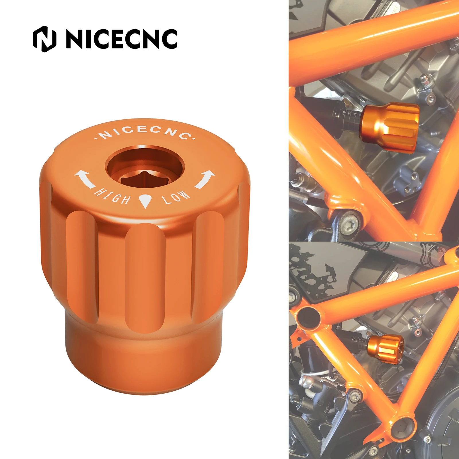 For 2023-2024 KTM 890 SMT Motorcycle Rear Shock Preload Adjustor Knob for KTM 890 Adventure 2021-2024 1290 Super DukeR 2020-2023