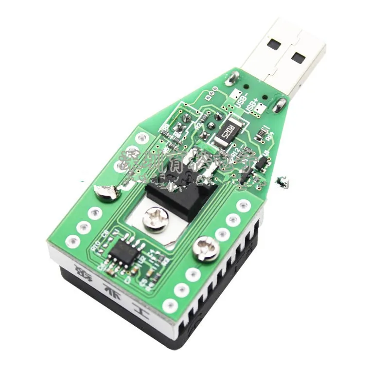 USB 조정 가능한 정전류 전자 부하 전원 은행 테스트 장비 노화 방전기 지능형 저항