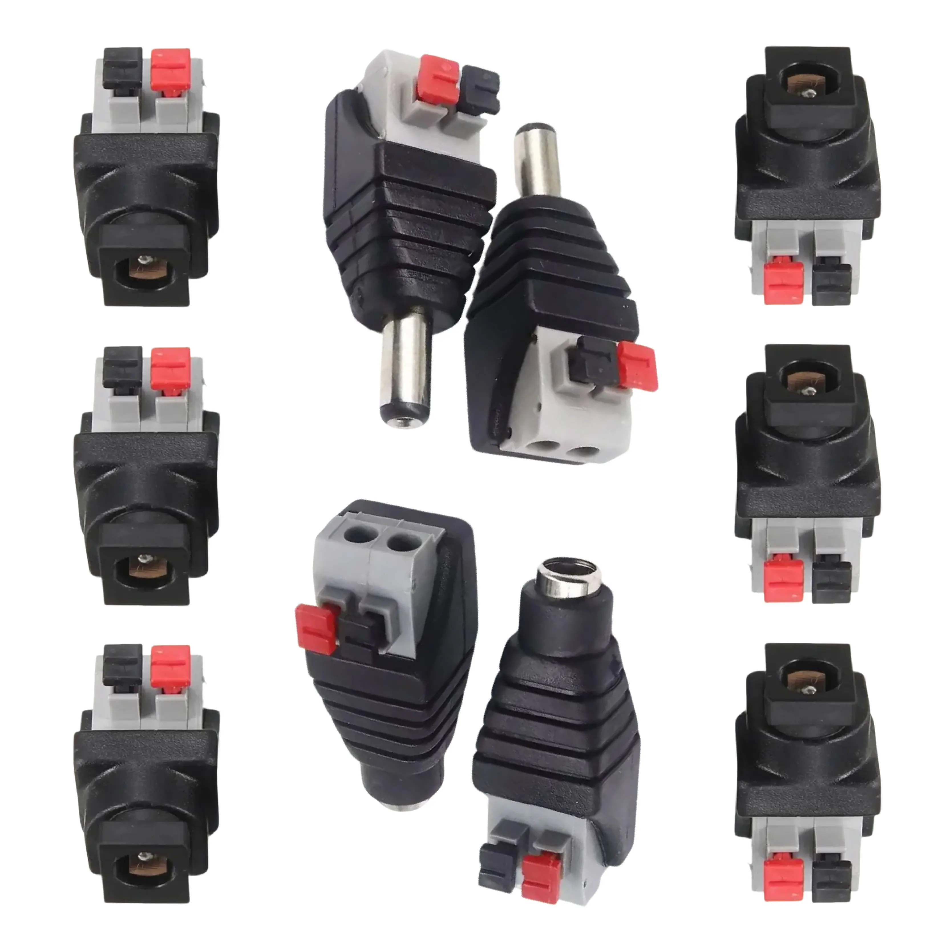 

2,1 мм х 5,5 мм разъем питания постоянного тока, разъем для беспаечного адаптера питания, разъем «папа/гнездо» BNC