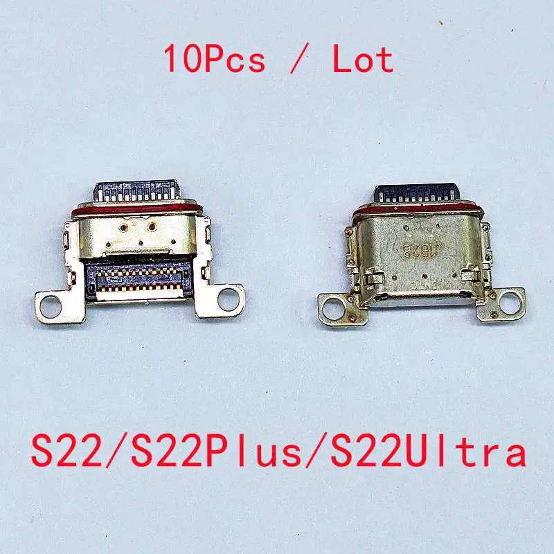 10pcs For SamSung Galaxy S24 S23 S22 S21 S20 Plus Ultra A22 A12 A11 A51 A71 A52 A72 A73 A03S USB Charging Port Charger Connector