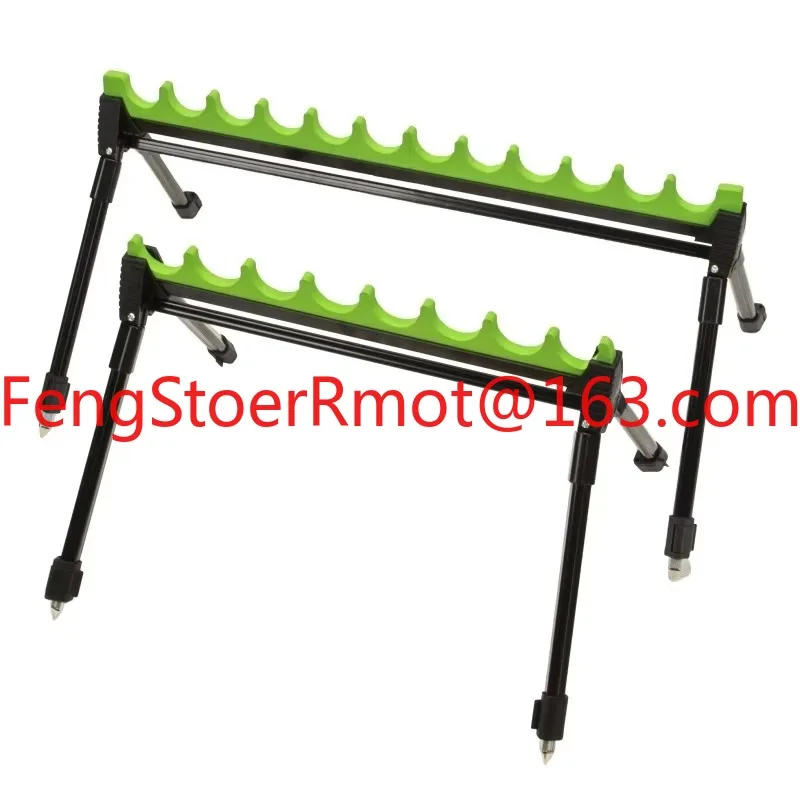 Newly designed aluminum alloy 8/12 hole adjustable telescopic pole cabin outdoor fishing rig