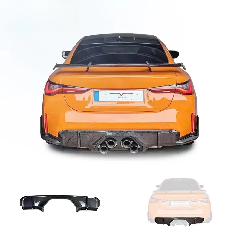 

Car Modification MP Style Carbon Fiber Rear Bumper Rear Diffuser Rear Spoiler for BMW G80 G82 G83 M3 M4 Body Kit Upgrade