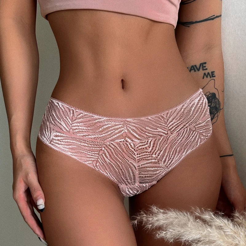 CINOON Sexy Panties Women Lace Low-waist Briefs Female Hollow Out Underwear Solid G String Lingerie Transparent Underpant