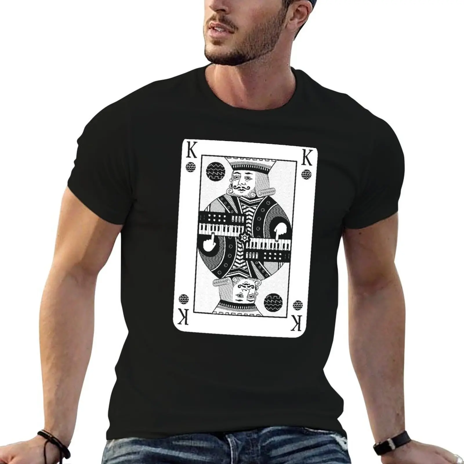 

Synthesizer Funny King Card for Electronic Musician T-Shirt funny t shirts man essential t shirt man tshirt T-Shirt