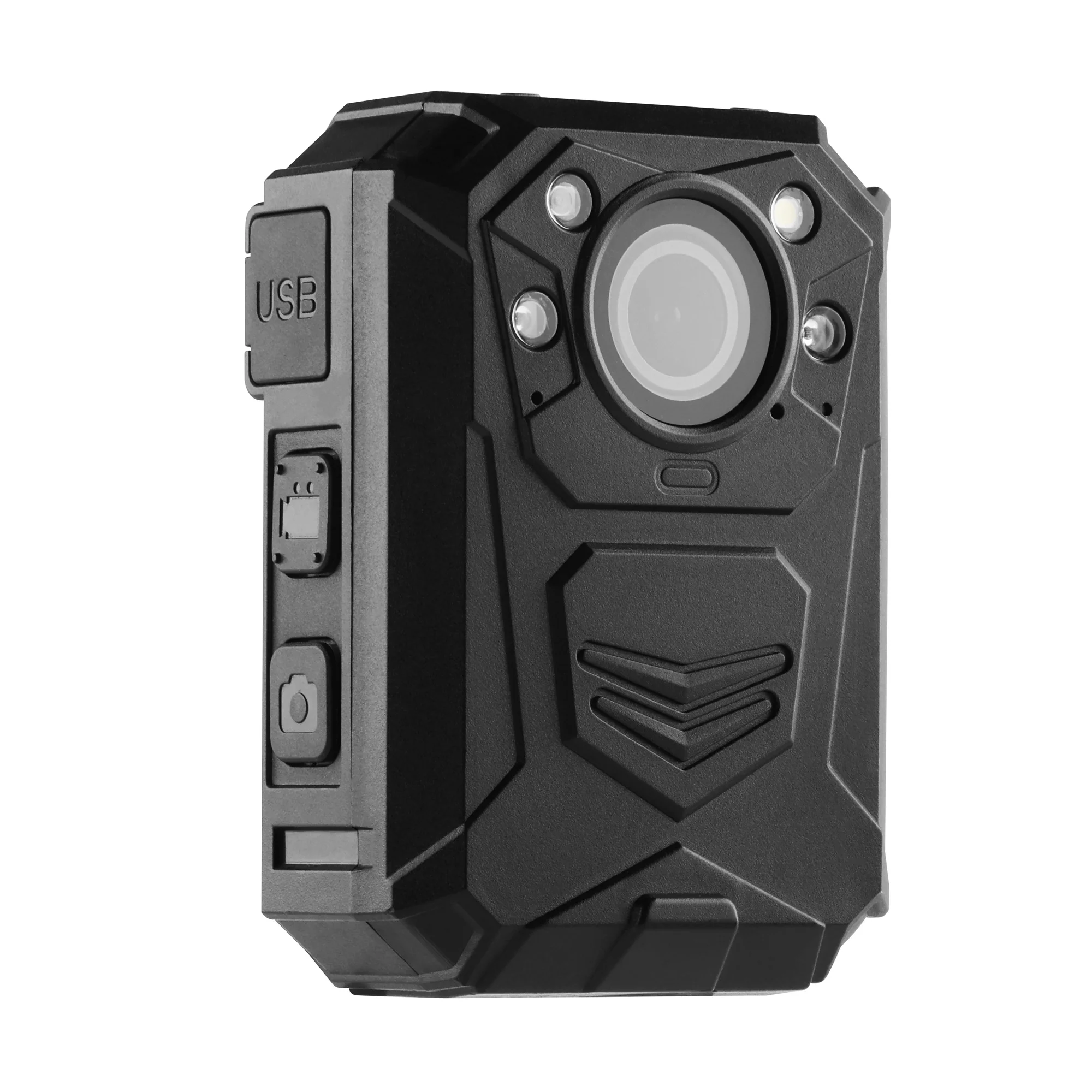 EEYELOG Newest X8A GPS National Police Body Mini Camera Chest Security Guard Wearable Video Recorder IR Night Vision Analogue