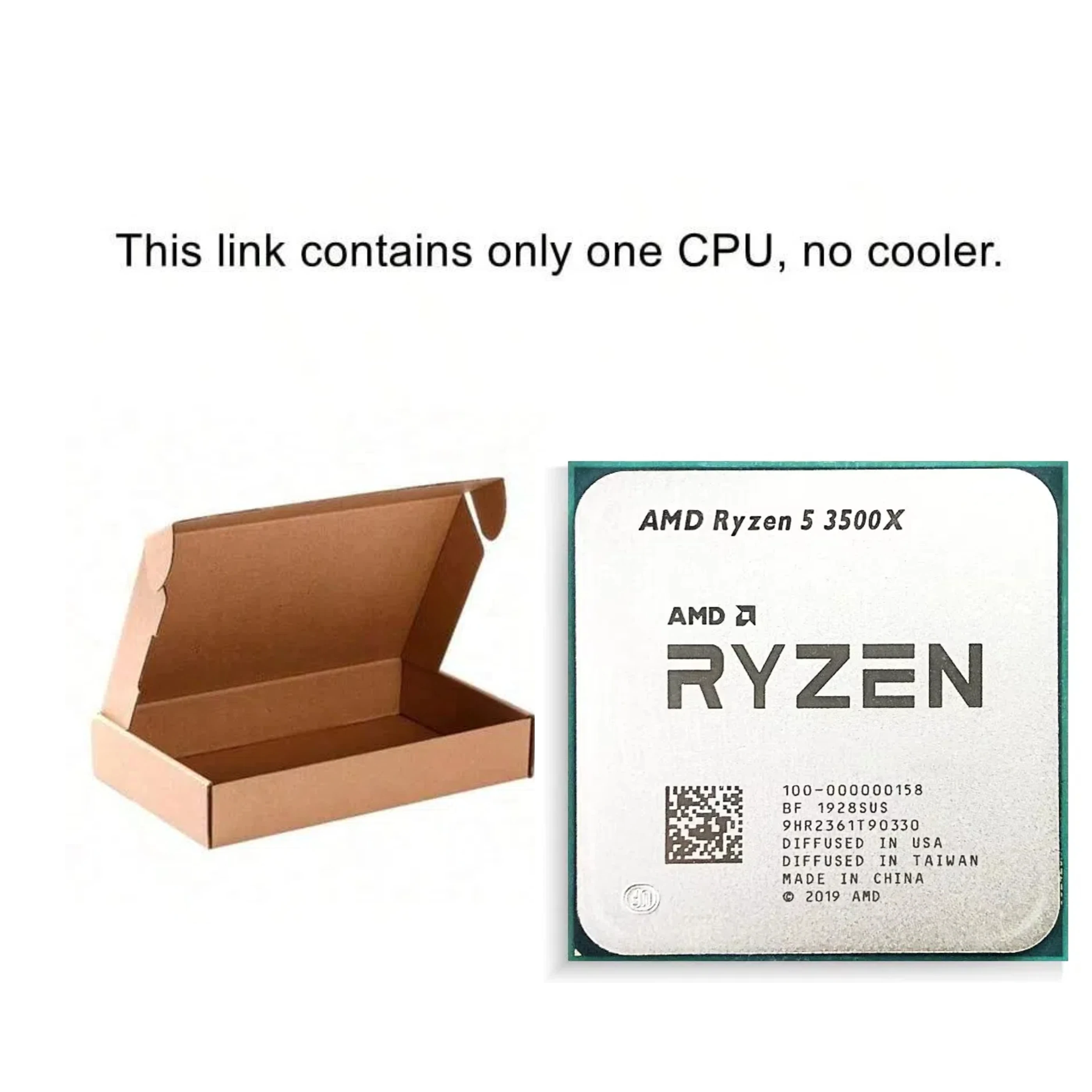 AMD Ryzen 5 R5 3500X 3,6GHz 6-core 6-draads CPU-processor Socket AM4
