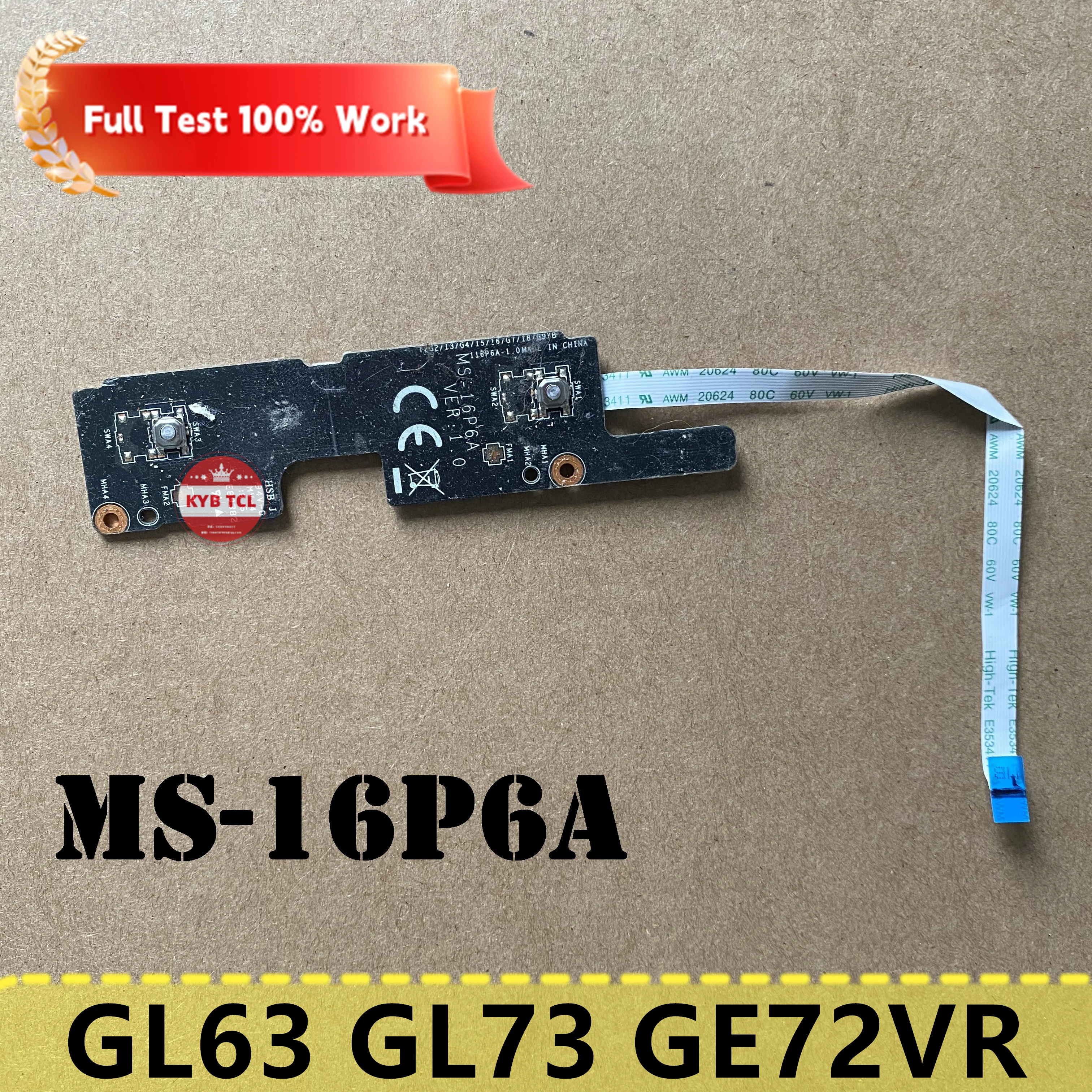 

Для ноутбука MSI GL63 GL73 GE72VR 8RC, кнопки мыши, тачпад или кабель, планшетофон