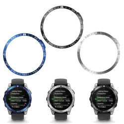 Fashion Bezel Ring Styling Case For Garmin Fenix 8 47/51mm Smartwatch Metal Frame Adhesive Protective Cover Epix Gen2 Fenix 7 7S