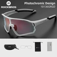 Gafas fotocromáticas ROCKBROS para ciclismo, gafas de sol UV400 para deportes al aire libre, gafas para bicicleta de carreras MTB, gafas flexibles ligeras