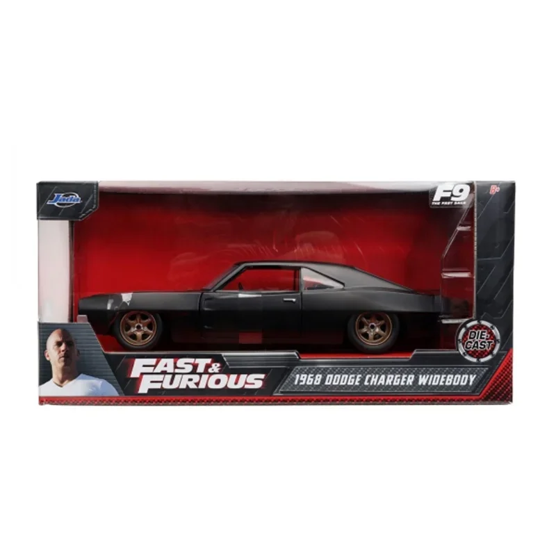 Jada 1:24 1968 Dodge Charger Widebody hot toys Diecast Metal Alloy Model Car Toys for Children Gift Collection J10