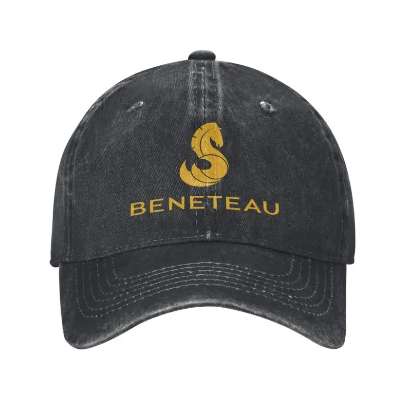 Custom Beneteaus Sailing Boat Logo Baseball Cap for Men Women Adjustable Adult Cotton Dad Hat Spring Snapback Hats