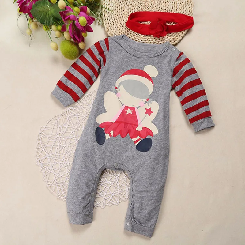 Bear Leader Toddler Baby Christmas Rompers 2023 New Fashion Infants Boys and Girls Long-Sleeve Clothing Newborn Winter Suits