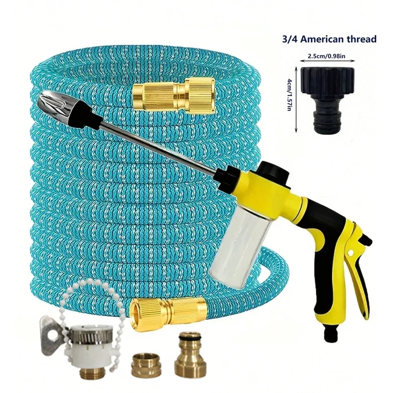 

Garden Hose Expandable Magic Water Pipes Home Garden Daily Watering Tools High-Pressure Car Wash Cleaning Water Gun 25FT-100FT ﻿