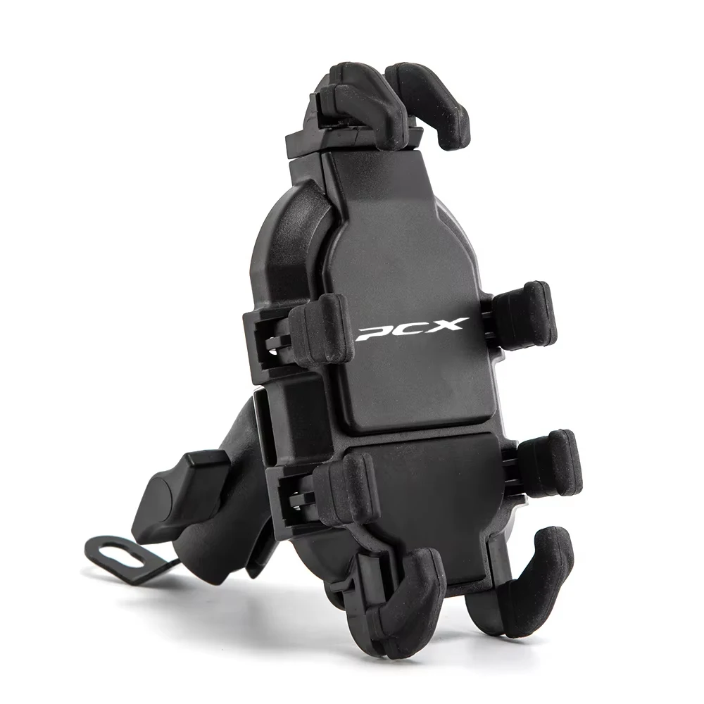 Motorcycle Phone Holder With Shock Absorber Anti-Vibration 360° For PCX PCX125 PCX150 PCX 125 150 ADV150 Custom Accessories