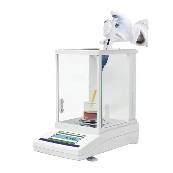 WISDOM 0.1mg Touch Panel 0.0001g Laboratory Capacity 220g Internal Calibration Analytical Balance High Precision Best Price