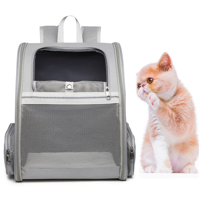 Cat Backpack Pet Carrier Breathable Travel Outdoor Shoulder Bag Pet Supplies For Cats Small Dogs Portable Backpack Carrying