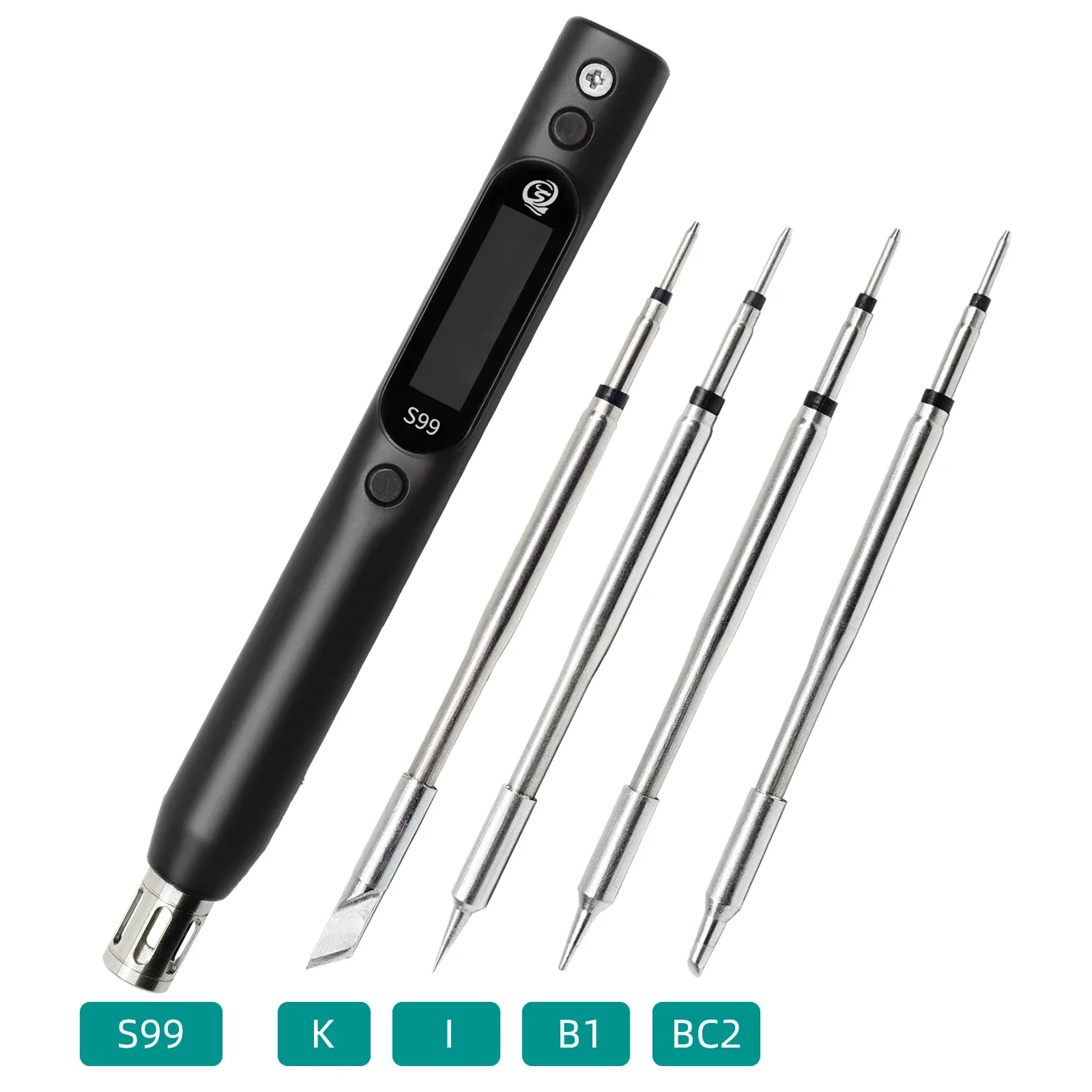 S99 S60 Electric Soldering Iron Tools Kit 50-500℃ Display Adjustment Auto Sleep Fast Meliting Point Welding Pen for PCB RC Model