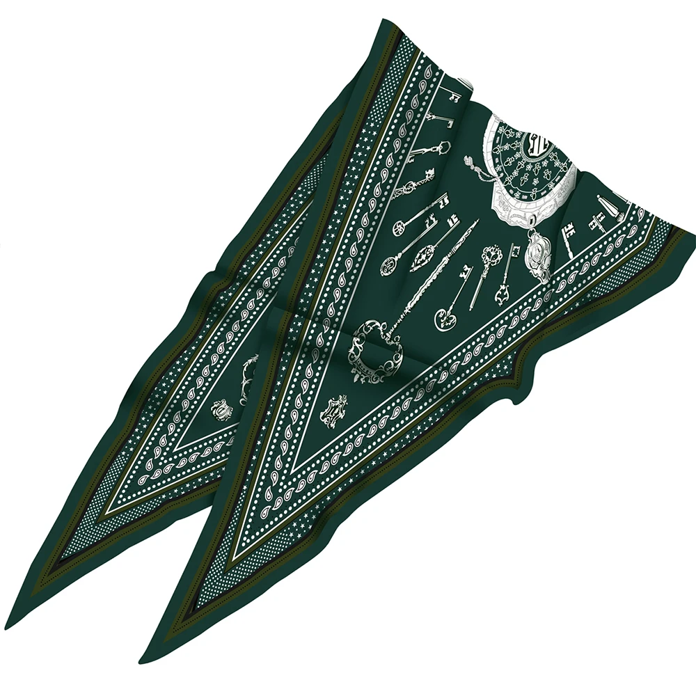 Four Seasons Wild New Live Selling Retro Classic Key Cashew Diamond Scarf Women\'s Twill Temperament Small Scarf Silk Scarf Scarf