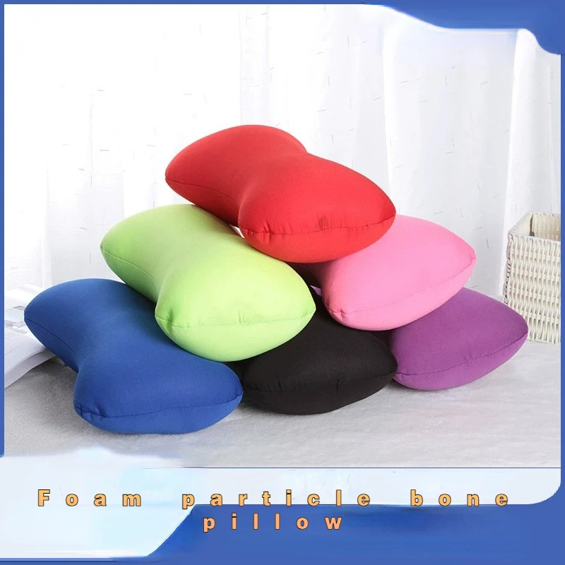 

Solid Color Soft Mini Bone Type Headrest Roll Pillow Backrest Pillow Suitable For Travel Beach Car Plane Car Sofa Bed